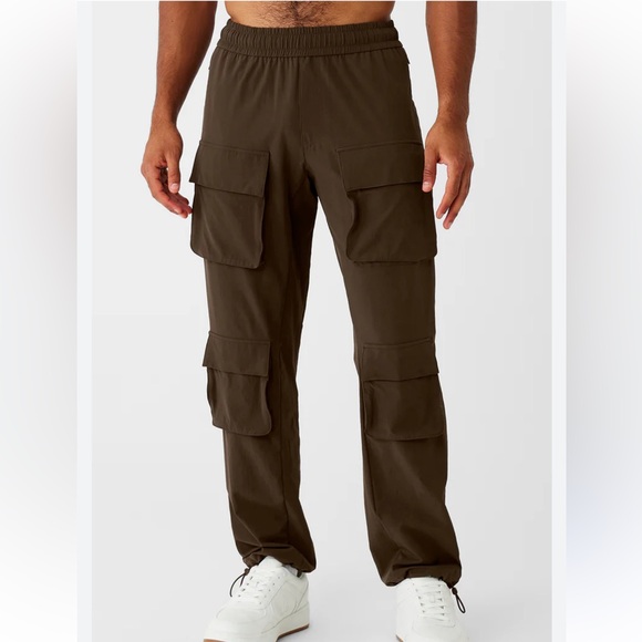 Alo Cargo Venture Pants Espresso Brown Size XL - Picture 1 of 10